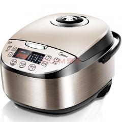 美的（Midea）电饭煲 4L/4升涡轮动力圆灶釜内胆智能柴火饭电饭锅 WFS403